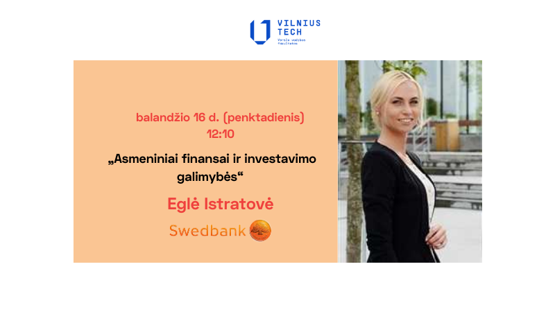 Swedbank atstovės paskaita apie asmeninius finansus